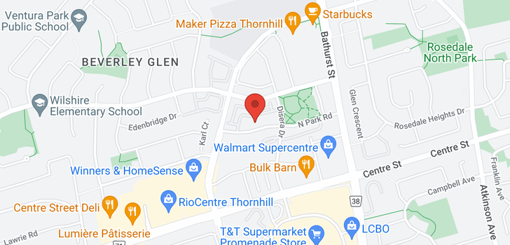 map of #1101 -30 NORTH PARK RD